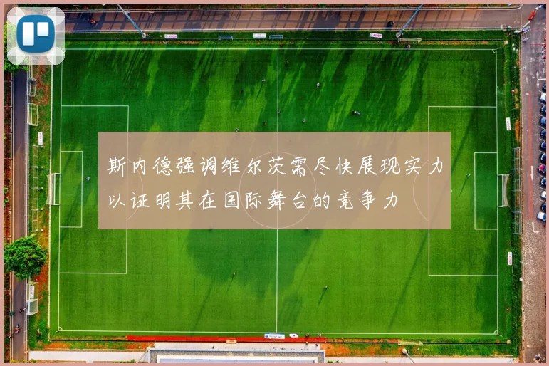 斯内德强调维尔茨需尽快展现实力以证明其在国际舞台的竞争力